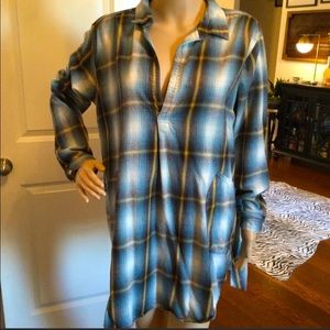 Free People CP SHADES Flannel Tunic